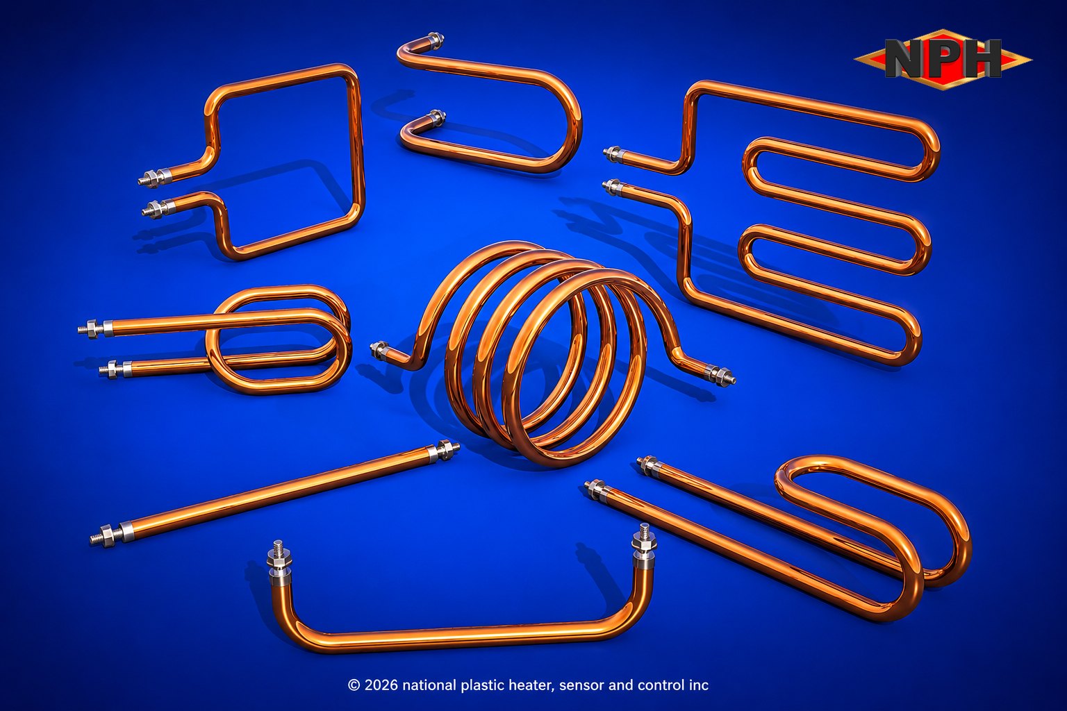 Custom Tubular Heaters-Styles and Bend Formations